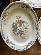 Elijah Cotton Lord Nelson Vintage Cake Platter Staffordshire X 2 & Tsing Platt 