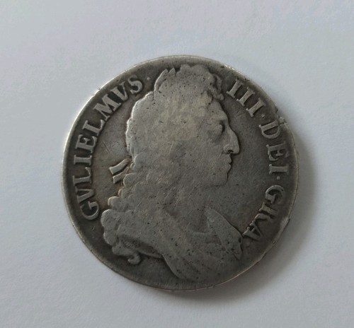 1696 william 3rd crown silver - 3rd,