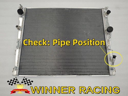 Aluminum radiator fit bmw 530i - aluminum,