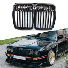 1 Pair Gloss Black Front