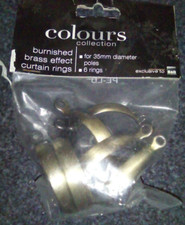 Colours B&Q 6 x metal curtain