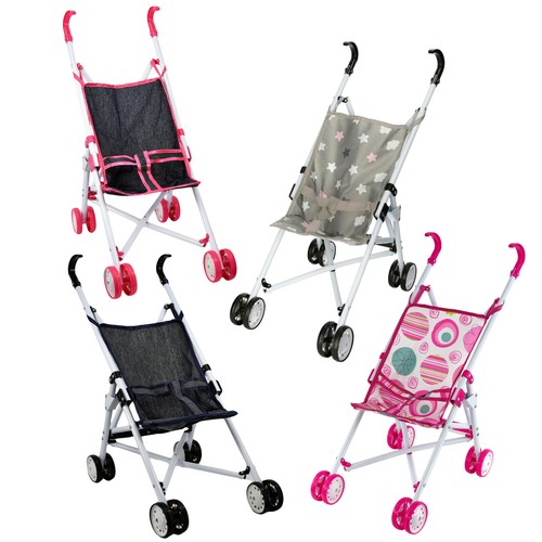 Baby doll foldable pink - baby, blue