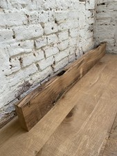 British Oak Posts Beam Lintel Reclaimed Character Mantel Board Plank Slab