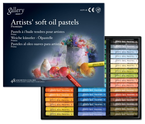 Soft oil pastels set - set,