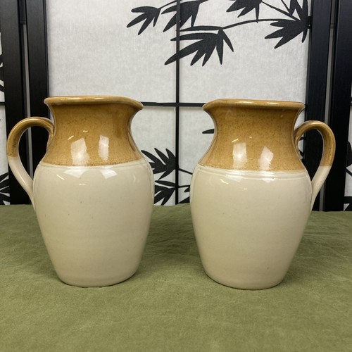 Pair scottish small jugs - jugs, /