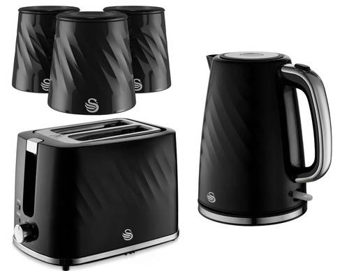 Swan windsor black - swan, kettle