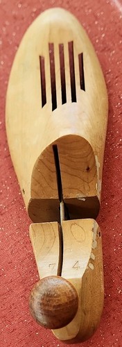 Vintage wood adjustable shoe - vintage,