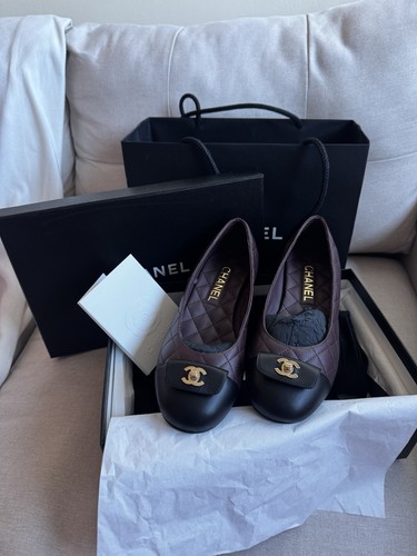 Chanel burgundy black - black, ballet