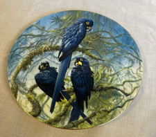 Wedgwood ‘Fragile Paradise’ Decorative Collector Plate - Hyacinth Macaws