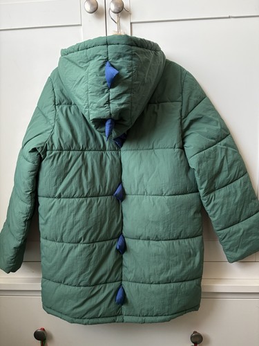 Joules green puffer jacket - green,