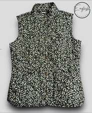 Barbour X Emma Bridgewater Blakewood Quilted Gilet Ladies UK 10 Green