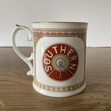 CHANNEL PACKET Merchant Navy Class Train Caverswall Mug Southern Eastleigh VGC