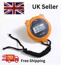New Digital Handheld Sports Stopwatch Timer Alarm Counter Timekeeper UK
