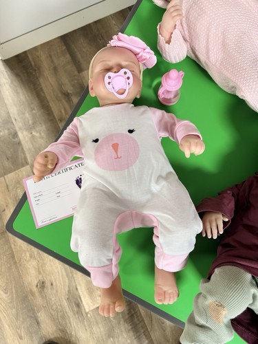 Realistic baby doll long - doll,