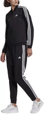 adidas 3 Stripes Tracksuit Women's - Jacket & Track Pants - Black Friday Sale