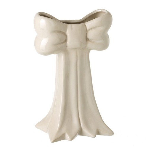 Large ceramic bow shaped - bow,