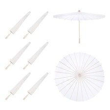 6 Pcs Paper Umbrellas ,33"