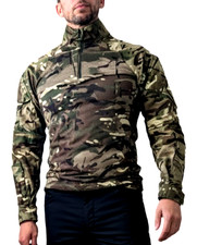 British Army Aircrew UBACS Shirt - Full MTP, Long Sleeve Under Armour Top