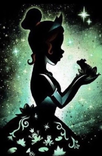 Dark disney counted cross - dark,