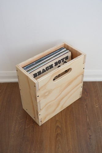 Record storage cube box - record,