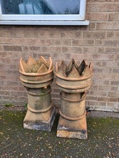VICTORIAN CROWN CHIMNEY POT/ CHIMNEY POT/ POTS