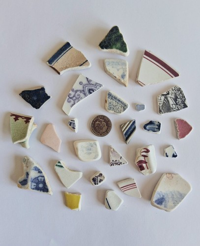 Sea pottery pieces - ideal, for