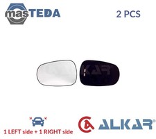 6473164 REAR VIEW MIRROR GLASS PAIR LHD ONLY ALKAR 2PCS FOR NISSAN MICRA III