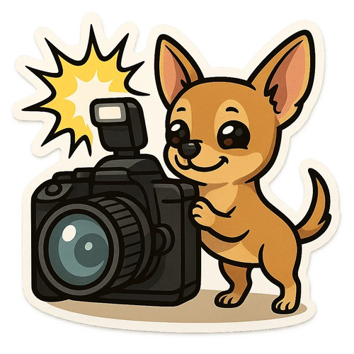 Funny chihuahua cartoon - 6x,