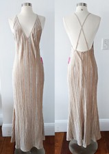 Champagne Nude Dress SMALL Marilyn Monroe inspired 50s 60s vintage Hollywood