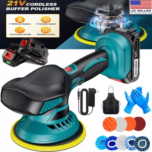 21v dual action car polisher - 21v,