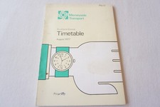 1977 Merseyside Bus Railway Wirral Timetable Southport Merseyside Liverpool 