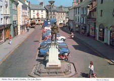 ENGLAND POSTCARD Kendal Market