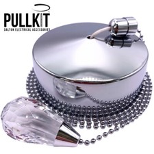 Chrome Bathroom Pull Cord
