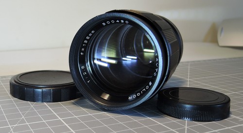 Soligor 135mm auto lens - soligor,