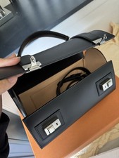 Moynat -cabotine Bag -rare-black In Box Leather