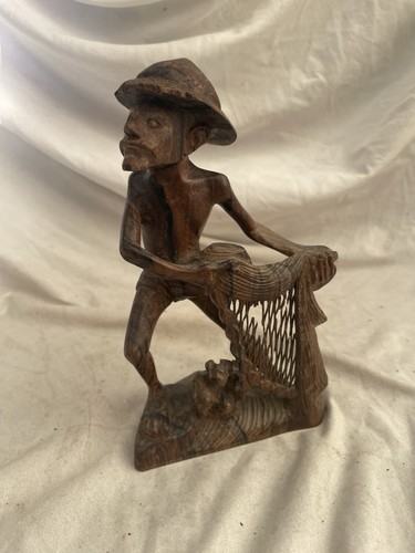 Vintage large wooden carving - vintage,