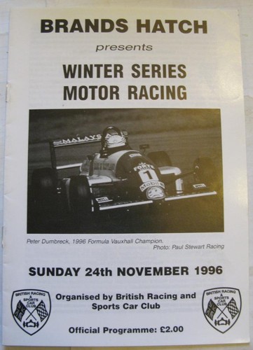 Brands hatch nov 1996 - hatch,