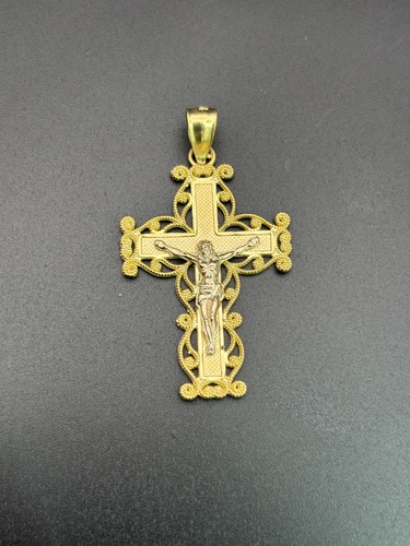 14k solid gold jesus - solid,