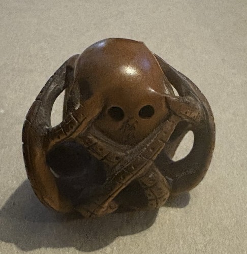 Netsuke antique boxwood - netsuke,