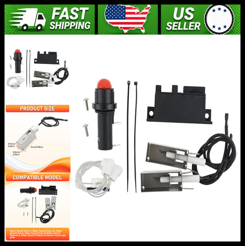 Grill igniter kit replacement - grill,
