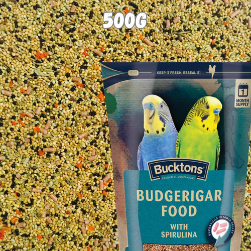 Bucktons budgerigar food - bucktons, 500g