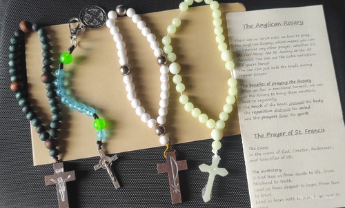 Random anglican rosary beads - anglican,