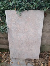 Marble Hearth / Slab.  W795 X L1255 X D20.  Good Condition.