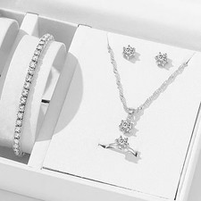 5Pcs Elegant Crystal Jewelry