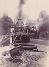 3 original photos 1890's fire