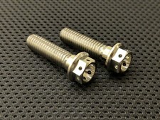 Suzuki GSXR750 rear brake caliper bolts 96-05 Ti hex flange / taper socket SRAD