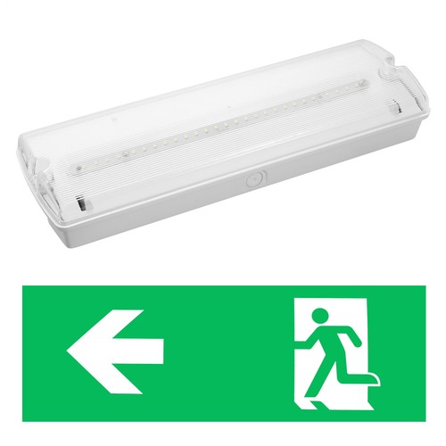 Led emergency light - led, bulkhead