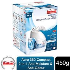 UniBond AERO 360 Compact Moisture Absorber Dehumidifier w/ Refill Tab, 450g