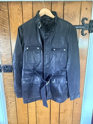 Zara leather military jacket - zara,