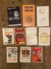 Adelphi Theatre Programmes including Ivor Novello The Dancing Years 